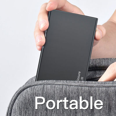 Aluminiumlegierung 2,5 Zoll SSD Externe Festplatte SATA Mechanische Festplatte