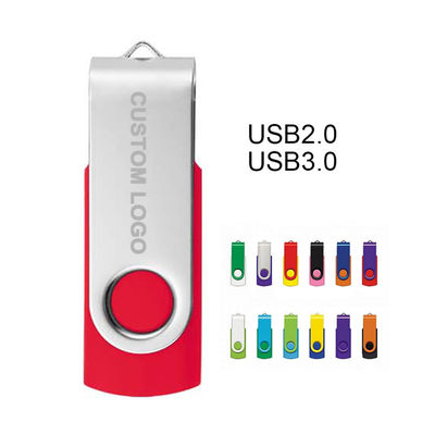 64g 32g 16g8g USB-Flash-Speicherplatte 360 Grad rotierende Flash-Laufwerk Enterprise Logo