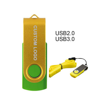 64g 32g 16g8g USB-Flash-Speicherplatte 360 Grad rotierende Flash-Laufwerk Enterprise Logo
